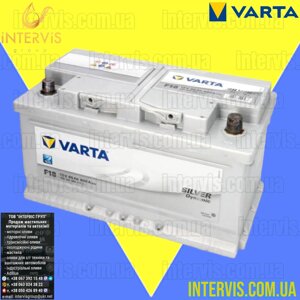 Акумулятор 85ah-12v VARTA (варта) silver dynamic (F18) 800A (R+правий) 315x175x175 B13 (пуск)