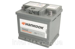 Акумулятор автомобільний 54Ah-12v HANKOOK 530A (R+правий) 207x175x190
