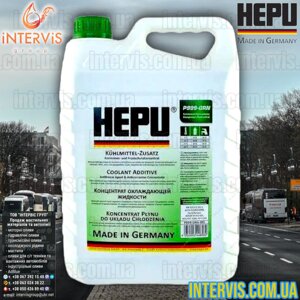 Антифриз HEPU G11 GREEN концентрат (Зелений) 5л