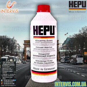 Антифриз HEPU G12 RED концентрат (Червоний) 1.5л.