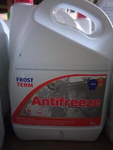 Антифриз червоний FrostTerm Antifreeze G12 Red -40°С 10кг