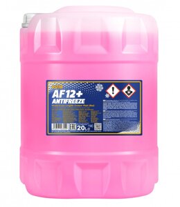 Антифриз червоний MANNOL Antifreeze AF12+40 °C) Longlife 20л. (MN4012-20)