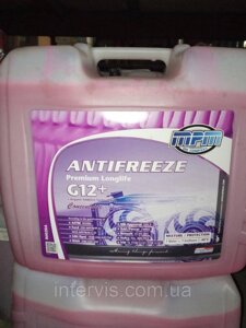 Антифриз MPM Antifreeze Premium Longlife G12+ Концентрат (червоно/розовий) 20л.
