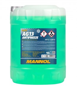 Антифриз зелений MANNOL Antifreeze AG13 (40 °C) Hightec 10л. (MN4013-10)