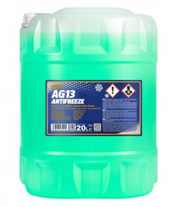 Антифриз зелений MANNOL Antifreeze AG13 (40 °C) Hightec 20л. (MN4013-20)