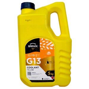 Антифриз жовтий brexol yellow G13 5кг