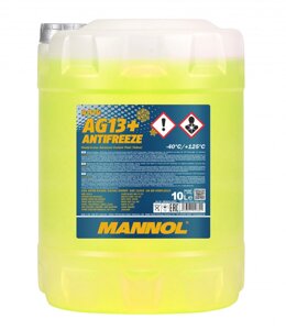 Антифриз жовтий Mannol Antifreeze AG13+40°C 10л. Yellow (MN4014-10)