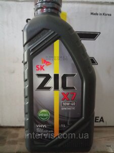 Дизельне моторне масло ZIC X7 10W-40 Diesel 1л.