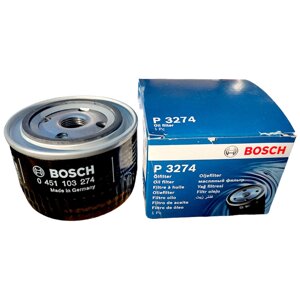 Фільтр оливний двигуна ВАЗ 2101-2107 2108-09 (низький 72мм) Bosch P 3274