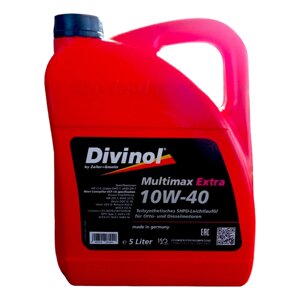 Моторна олива для вантажівок Divinol Multimax Extra 10W-40 5л.(49640)