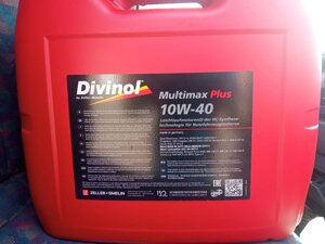 Моторна олива для вантажівок Divinol Multimax Plus 10W-40 20л. (49750)