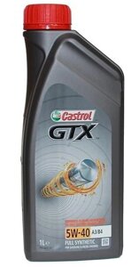 Моторна олива Castrol GTX 5W-40 1л. (VW 502 00 / 505 00) (15E62B)