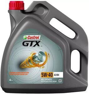 Моторна олива Castrol GTX 5W-40 4л. (Renault RN 0700/0710) - 15E62C