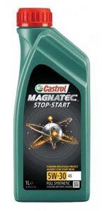 Моторна олива castrol magnatec STOP-START 5W-30 A5 1л. (WSS-M2c913-C/ WSS-M2c913-D) (15CA42)