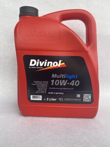 Моторна олива Divinol Multilight 10W-40 (MB 229.1) 5л. (49610)