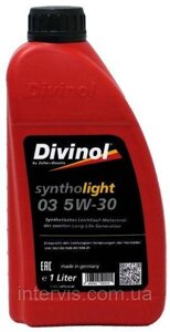 Моторна олива Divinol Syntholight 03 5W-30 (VW 504.00/507.00) 1л. (49251)