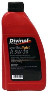 Моторна олива Divinol Syntholight R 5W-30 1л. (Renault RN 0720) (49350)