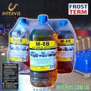 Моторна олива Frostterm М-8В ГАЗ/ЗІЛ/ПАЗ (ПЕТ) 1,5л. х 12шт (Упаковка)