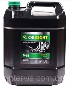 Моторна олива м-8в OIL RIGHT газ/зіл/паз 10л.
