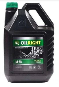 Моторна олива м-8в OIL RIGHT газ/зіл/паз 5л.