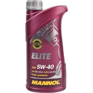 Моторна олива mannol elite 5W-40 API SN/CH-4 1л. (renault RN 0700/0710) -MN7903-1