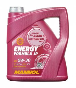 Моторна олива mannol energy formula JP 5W-30 4л. (LEXUS, nissan, mitsubishi, suzuki) (MN7914-4)