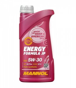 Моторна олива mannol energy formula JP 5W-30 (API SN PLUS) 1л. (MN7914-1)