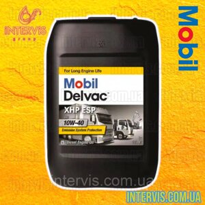 Моторна олива MOBIL delvac XHP ESP 10W-40 20л. для вантажних автомобілів (DAF, MAN, VOLVO, mercedes)