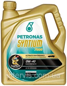 Моторна олива petronas syntium 7000 0W-40 4л. (70001K1yeu)