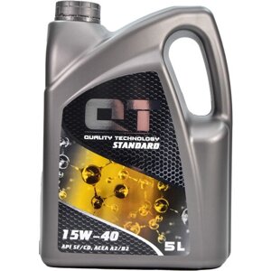 Моторна олива QT-oil standart 15W-40 SF/CD 5л.