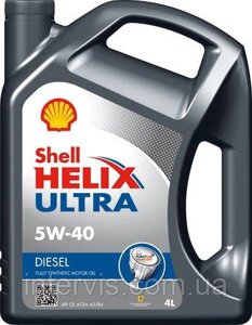 Моторна олива Shell Helix Diesel Ultra 5W-40 4л (VW 505.00, RN0710)