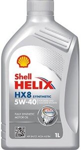 Моторне масло Shell Helix HX8 5W-40 1л. (SN/CF, A3/B4)