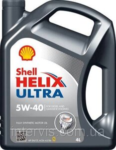 Моторна олива Shell Helix Ultra 5W-40 4л (VW 502.00/505.00)