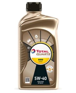 Моторна олива TOTAL quartz 9000 energy 5W-40 1л. (VW 502.00, VW 505.00)