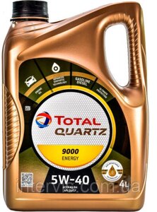 Моторне масло TOTAL quartz 9000 energy 5w40 (VW 502.00, 505.00) 4л.