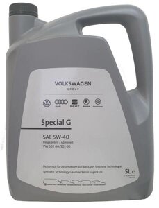 Моторна олива VAG Special D 5W-40 5л. (VW 502.00 ; VW 505.00 )