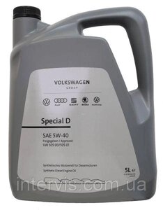Моторна олива VAG Special D 5W-40 5л. (VW 505 01, VW 505 00)