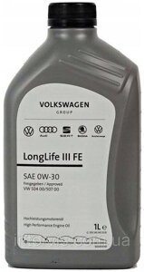 Моторне масло VW LongLife III FE 0W-30 1л
