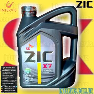 Моторна олива ZIC X7 5W-30 diesel API CI-4/SL 4л.(GM dexos1 gen 2)