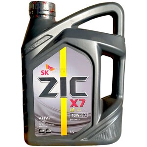 Моторна олива ZIC X7 LS 10W-30 4л.