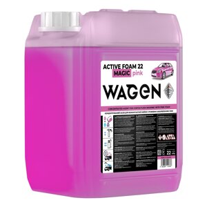 Піна Концентрований засіб для безконтактної мийки WAGEN “ACTIVE FOAM 22 MAGIC PINK”22 кг