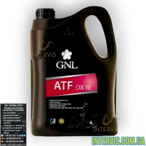 Трансмісійна олива GNL ATF DX III 4л.