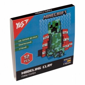 Пластилін Yes Minecraft 540622 12 кольорів