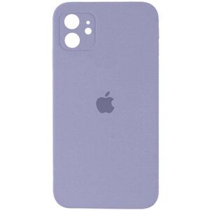 Чохол для смартфона Silicone Full Case AA Camera Protect for Apple iPhone 12 28, Lavender Grey