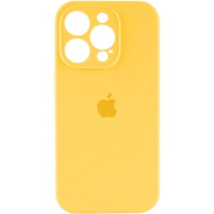 Чохол для смартфона Silicone Full Case AA Camera Protect for Apple iPhone 14 Pro Max 56, Sunny Yellow