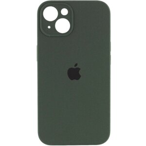 Чохол для смартфона Silicone Full Case AA Camera Protect for Apple iPhone 15 40, Atrovirens