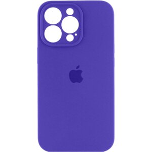 Чохол для смартфона Silicone Full Case AA Camera Protect for Apple iPhone 16 Pro 22, Dark Purple