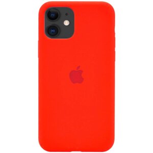 Чохол для смартфона Silicone Full Case AA Open Cam for Apple iPhone 11 круг 11, Red