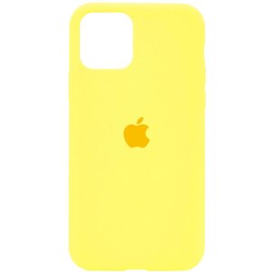 Чохол для смартфона Silicone Full Case AA Open Cam for Apple iPhone 11 круг 56, Sunny Yellow