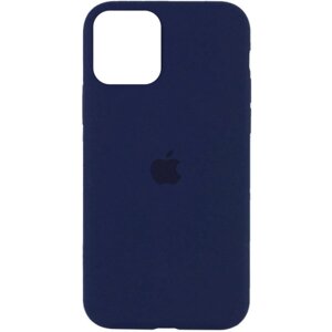 Чохол для смартфона Silicone Full Case AA Open Cam for Apple iPhone 11 круг 7, Dark Blue